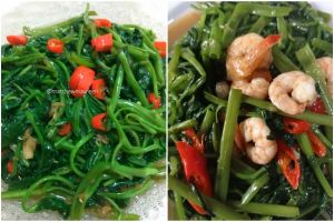11 Menu masakan rumahan dengan bahan kangkung, lezat, mudah dibuat, dan bumbu meresap