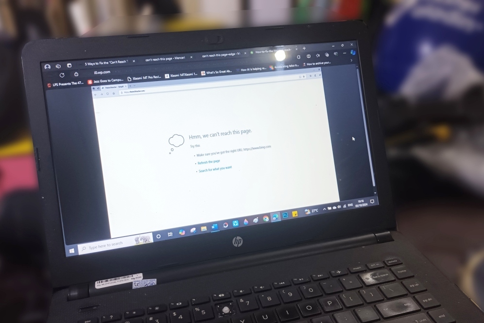 6 Cara memperbaiki kesalahan “Can't Reach This Page” di Microsoft Edge
