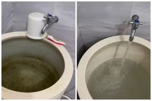 Cara menghilangkan kerak kuning di bak mandi dengan satu bahan dapur