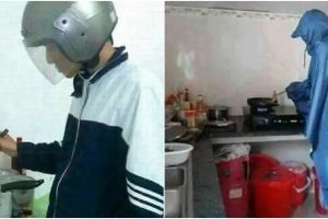 [KUIS] Masak pakai helm atau jas hujan? Pilihanmu ungkap cara unikmu hadapi hidup