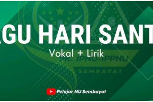 Lirik lagu Mars Hari Santri Nasional