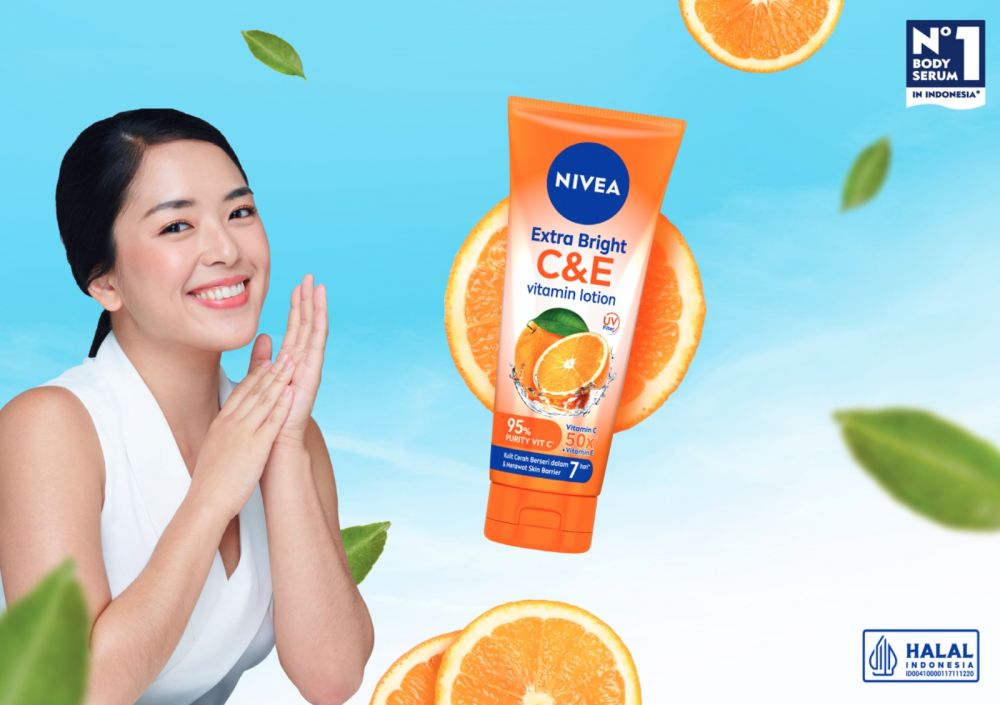 NIVEA luncurkan lotion Vitamin C&E, solusi cepat untuk kulit sehat dan cerah