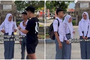 Viral siswa SMA kesusahan sebut nama negara di Eropa, jawabannya bikin garuk kepala