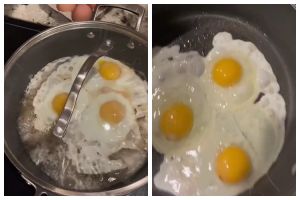 Tak repot dibolak-balik, ini trik bikin telur ceplok antigosong, enak, dan matang sempurna