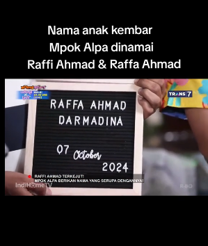 Momen Mpok Alpa perlihatkan wajah bayi kembarnya, nama sang anak bikin salah fokus