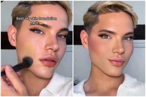 Cuma ditambah 1 produk makeup, begini trik mixing foundation untuk oily skin agar riasan awet seharian