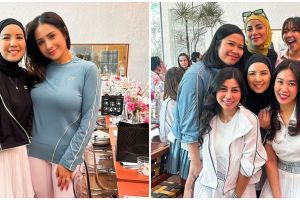 Hadiri launching baju olahraga Nagita Slavina, gaya OOTD 9 seleb ini awet muda kayak ABG