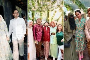 8 Potret Artis di Acara Pengajian dan Mitoni Shandy Purnamasari