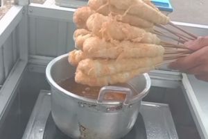 Cara menggoreng sempol biar hasilnya mirip pedagang kaki lima, mengembang sempurna meski sudah dingin