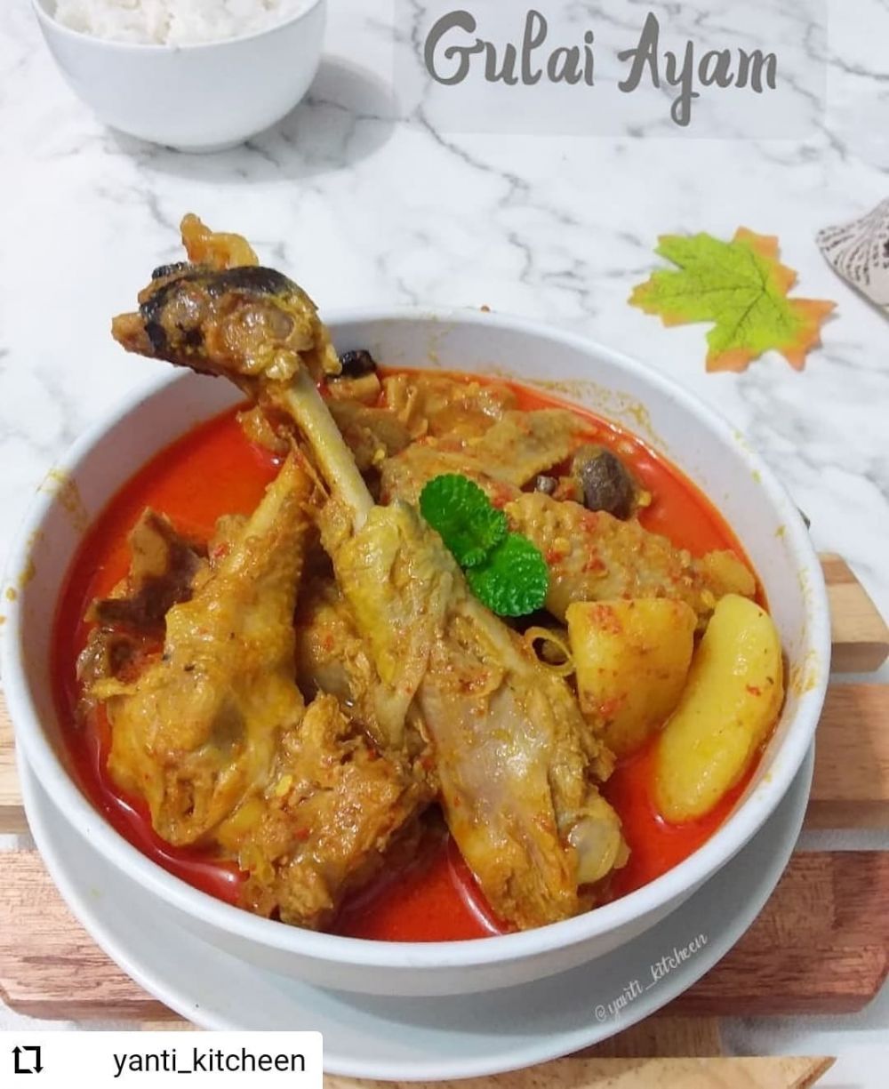 11 Masakan rumahan sehari-hari kuah santan pedas, gurihnya bikin nagih