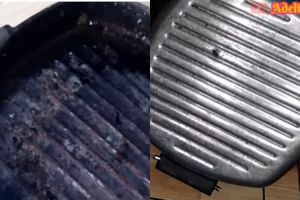 Andalkan dua bahan dapur, ini trik mudah menghilangkan kerak membandel di grill pan
