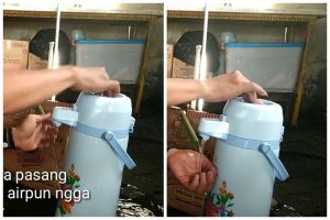 Jangan buru-buru dibuang, ini cara mudah mengatasi pompa termos macet dan tak mengeluarkan air