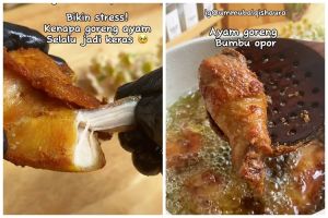 Jangan asal diungkep, ini trik menggoreng ayam agar dagingnya tak alot dan lebih lembut