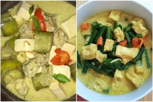 11 Resep masakan rumahan tahu sutra kuah santan, lezat dan mengenyangkan