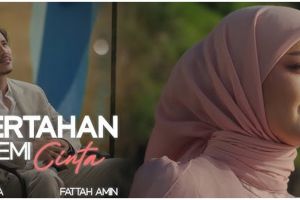 Lirik lagu Bertahan Demi Cinta dari Fauzara dan Fattah Amin, apa pun yang terjadi hanya kau yang ada