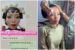 Efek pakai MUA pilihan mertua berakhir zonk, hasil rias ulang pengantin ini jadi mirip Barbie