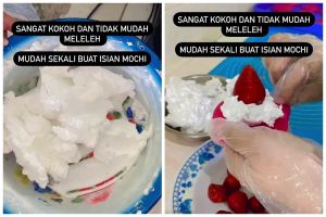 Jangan asal mixer, ini trik agar whipcream untuk isian mochi tak mudah meleleh dan lebih kokoh