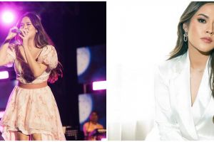 Tak sadar rambut kena aliran listrik statis saat manggung, aksi Raisa di panggung ini bikin geger