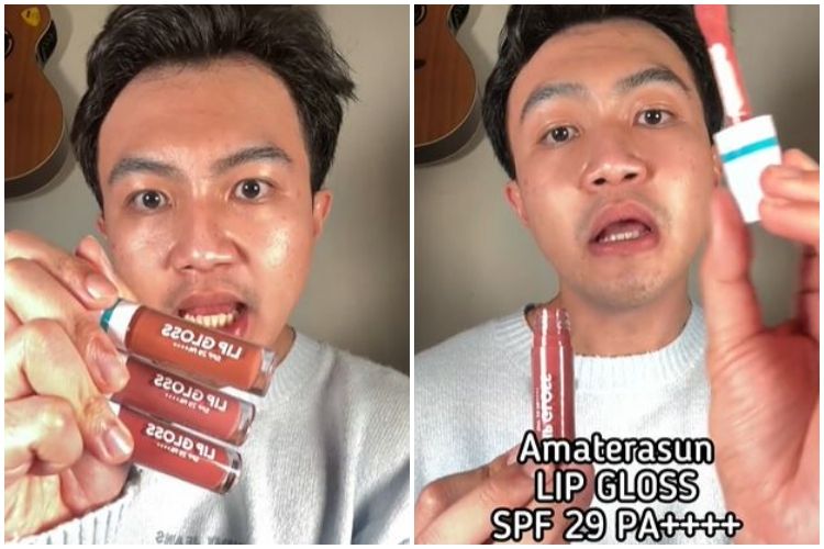 Review Amaterasun Lip Gloss SPF 29 PA++++ diklaim bisa tutupi bibir gelap tanpa terasa berat
