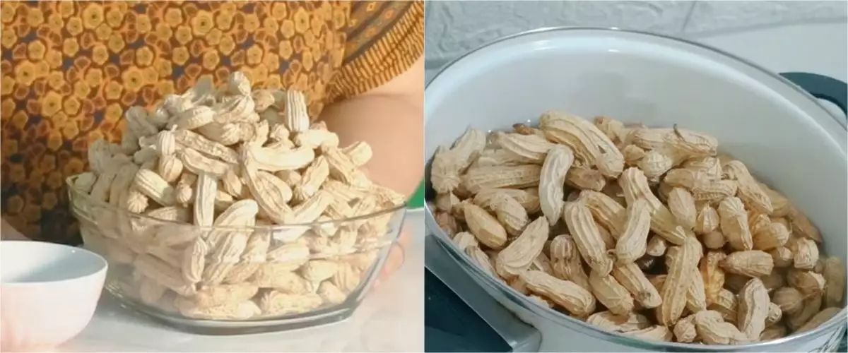 It usually takes 12 hours, here's a trick to boil peanuts with the