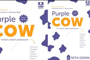 10 Pelajaran penting dari buku Purple Cow oleh Seth Godin, analogi sapi ungu