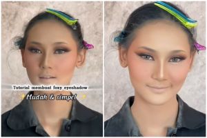 Trik bikin foxy eyeshadow antiribet ini cuma andalkan 1 alat sederhana, hasilnya auto rapi