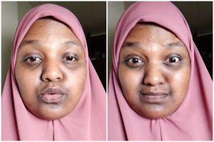 Transformasi cewek kantung mata hitam rias wajah ala bold glam ini bikin melongo, hasilnya flawless