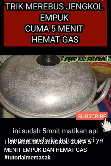 Cepat empuk dalam 5 menit, begini cara merebus jengkol meski tanpa panci presto