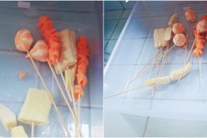 Cara mengurangi lendir pada sate seafood yang telah dibuka, lebih aman dikonsumsi