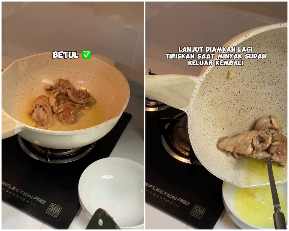 Trik simpel bikin minyak ayam agar hasilnya melimpah dan bening