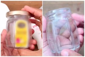 Trik mudah menghilangkan bekas stiker di botol kaca tanpa minyak kayu putih