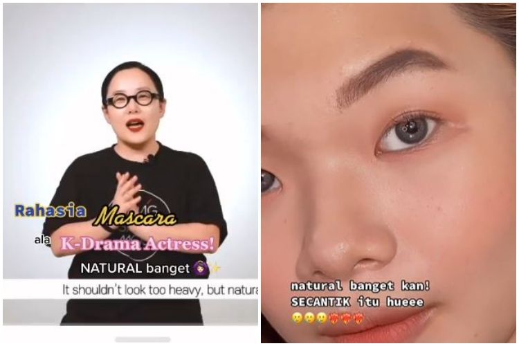Hasilnya lentik natural ala aktris drakor, ini rahasia MUA Korea saat pakai maskara