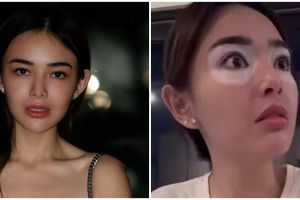 Cosplay domba Shaun The Sheep, begini kocaknya Amanda Manopo panik karena warnanya tak bisa hilang