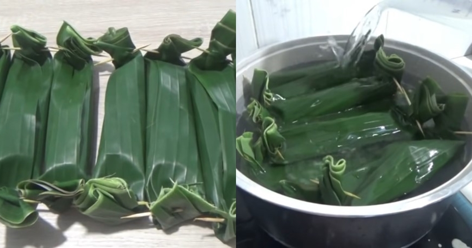 Trik merebus lontong daun pisang agar pulen, tahan lama, dan berwarna cerah
