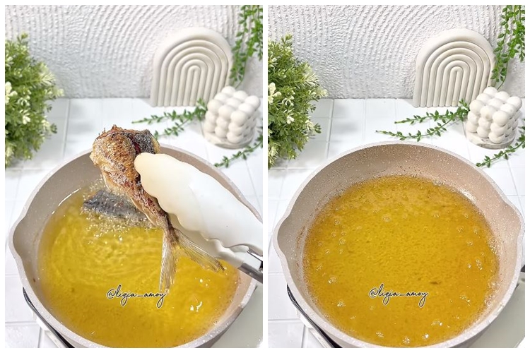 Cara menggoreng ikan agar minyak tetap bening dan tidak bau amis tanpa pakai jahe
