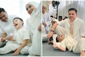 6 Potret kedekatan Haldy Sabri dengan Air Rumi, putra sulung Irish Bella ini bak ayah dan anak kandung