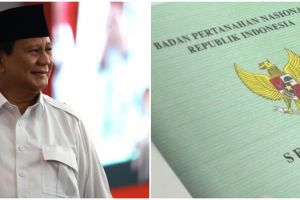 PNS dan rakyat kecil bakal dapat tanah gratis dari Prabowo, bisa digunakan untuk agunan bank