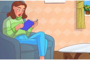 Ilusi optik, tes kepintaran coba temukan 3 kesalahan pada gambar orang membaca ini dalam 10 detik?