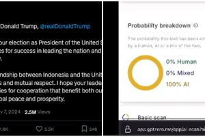 Beri ucapan selamat ke Presiden Donald Trump, bahasa Inggris Jokowi jadi sorotan