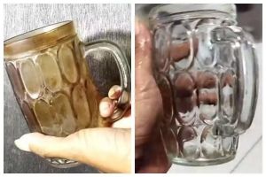 Cara efektif membersihkan gelas kaca kusam tanpa perendaman berjam-jam