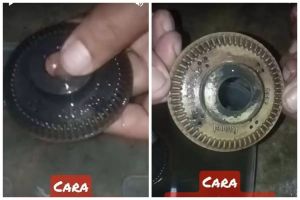 Cara mudah membersihkan burner kompor yang menghitam pakai satu bahan dapur
