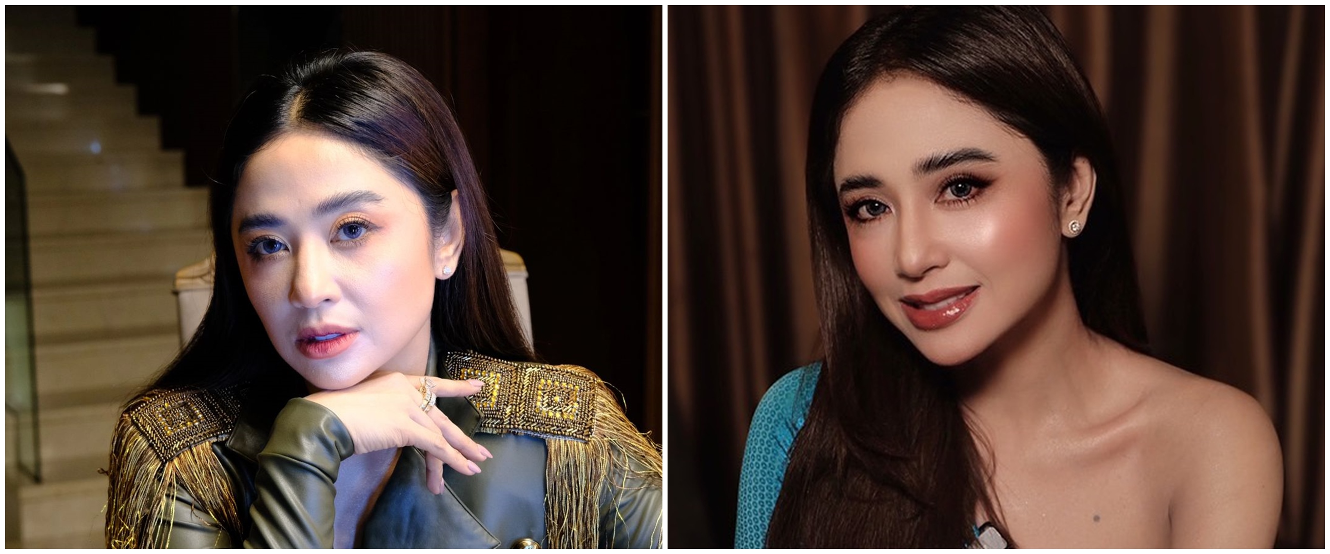 Dewi Perssik menolak dipayungi oleh petugas keamanan, sikapnya saat keberatan dilayani banjir pujian
