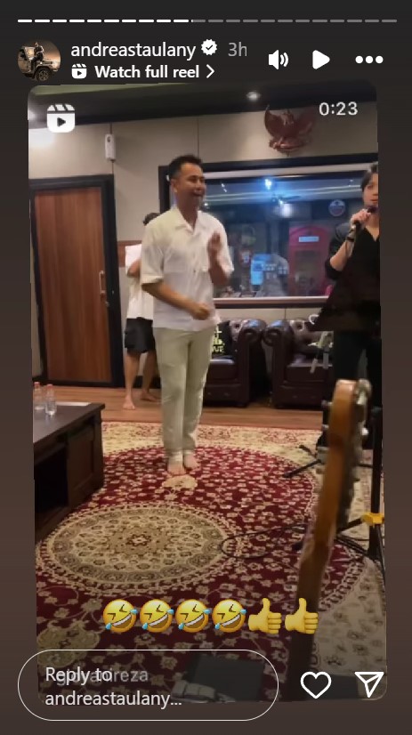 Usai dituding nyindir, momen Andre Taulany video call Raffi Ahmad ini malah bikin salah fokus
