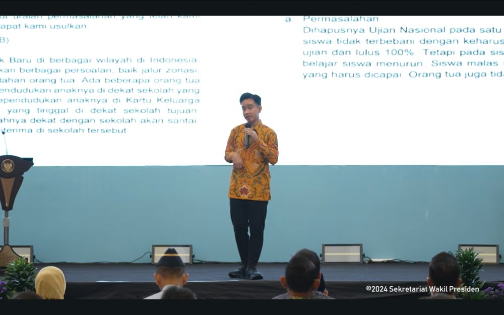 Cerita Gibran pernah surati Nadiem Makarim terkait masalah zonasi tapi tak ditanggapi