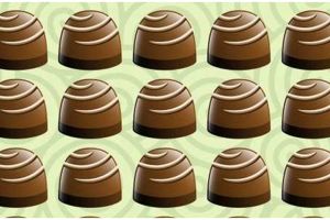 Tes ilusi optik, temukan cokelat yang berbeda dalam 3 detik