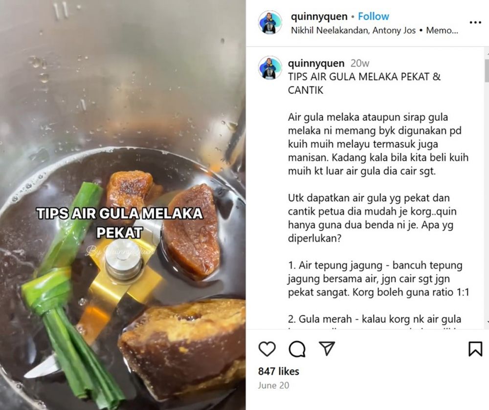 Jangan cuma ditambah air, ini trik bikin sirup gula merah agar warnanya lebih pekat dan kental