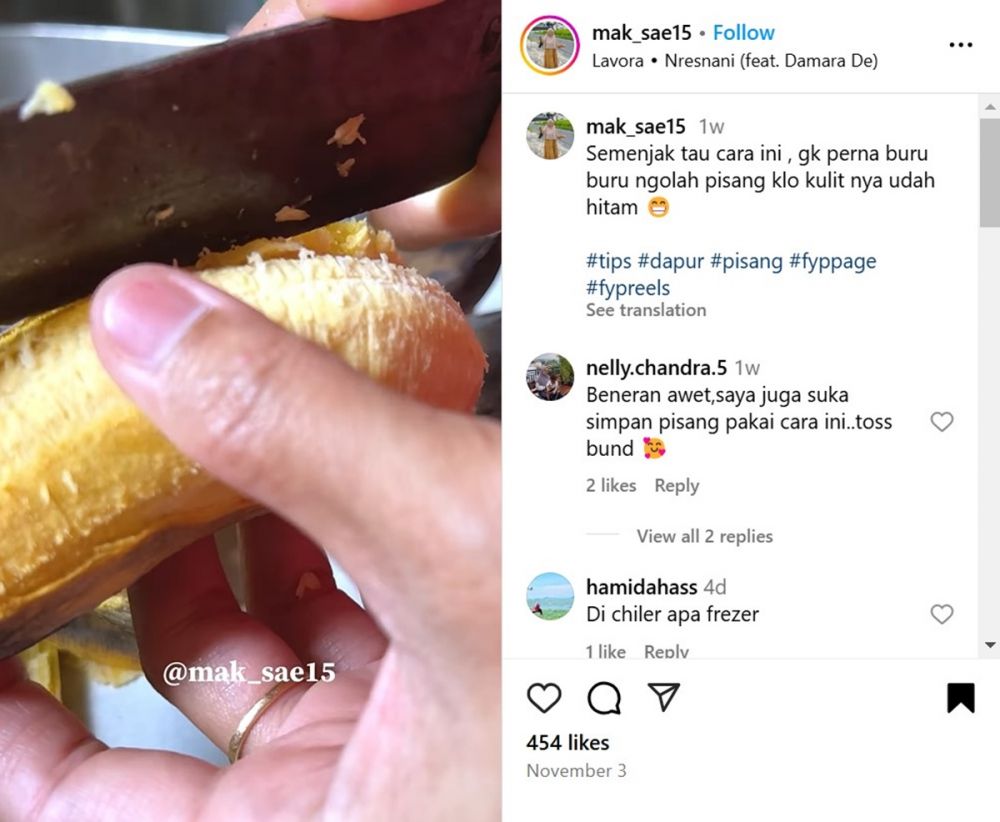 Bisa awet seminggu, cara simpan pisang matang yang kulitnya hitam ini bikin teksturnya nggak lembek
