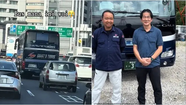 Viral bus di Jepang dengan tulisan bahasa Indonesia pemiliknya orang Batak, ini kisah di baliknya