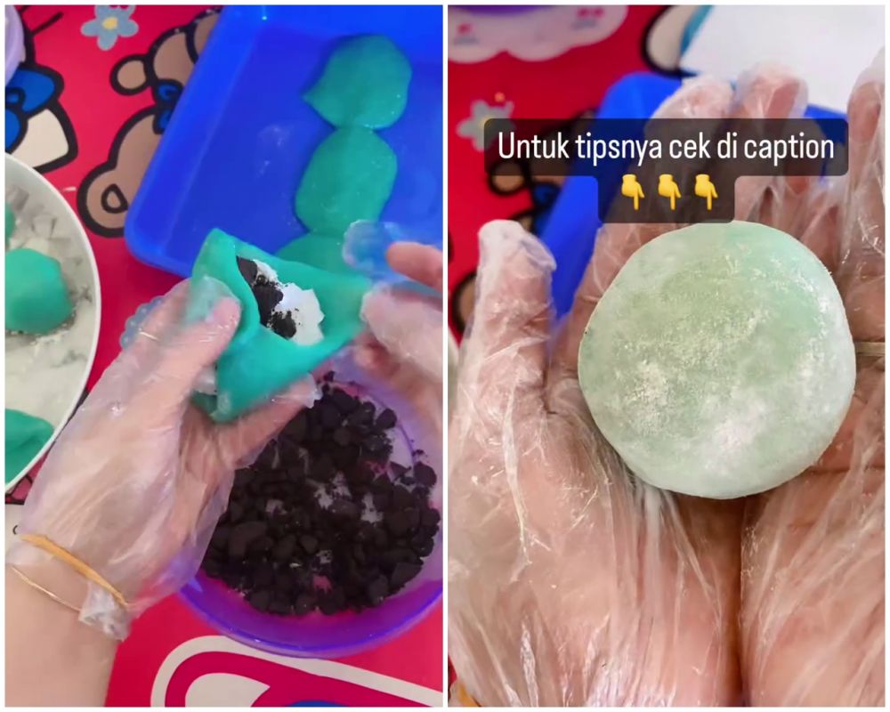 Trik cetak mochi ini bikin hasilnya nggak mudah pecah, lengket, dan kokoh seharian