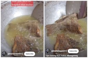 Bukan dibaluri terigu atau garam, cara goreng ikan ala warganet ini dijamin tak bikin minyak meletup